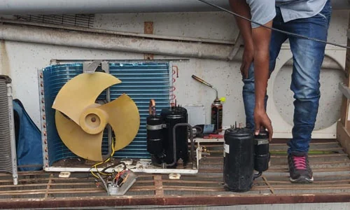 Compressor repair on site